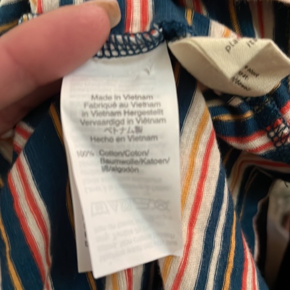 Madewell M Striped T-shirt Boxy Cotton EUC - Picture 5 of 5